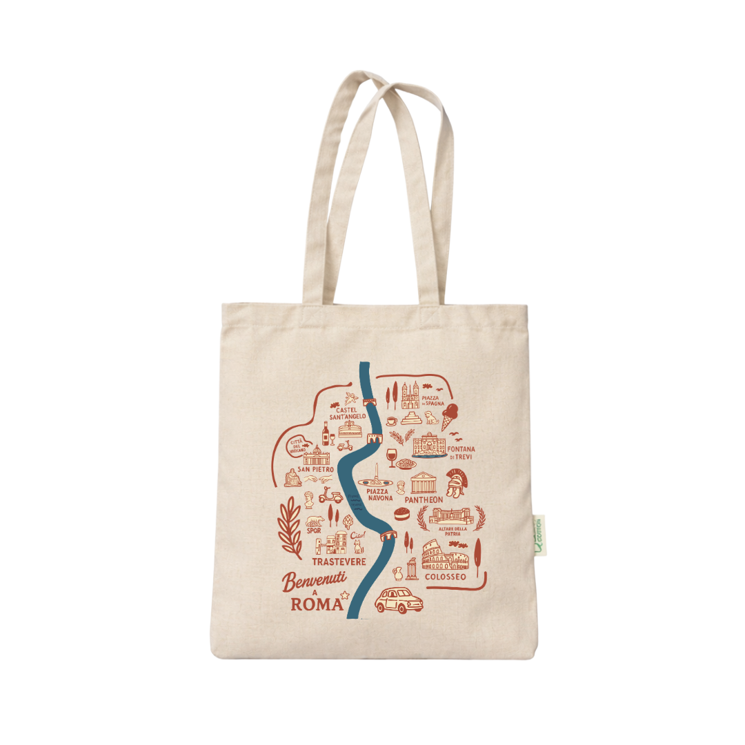 Benvenuti a Roma tote bag