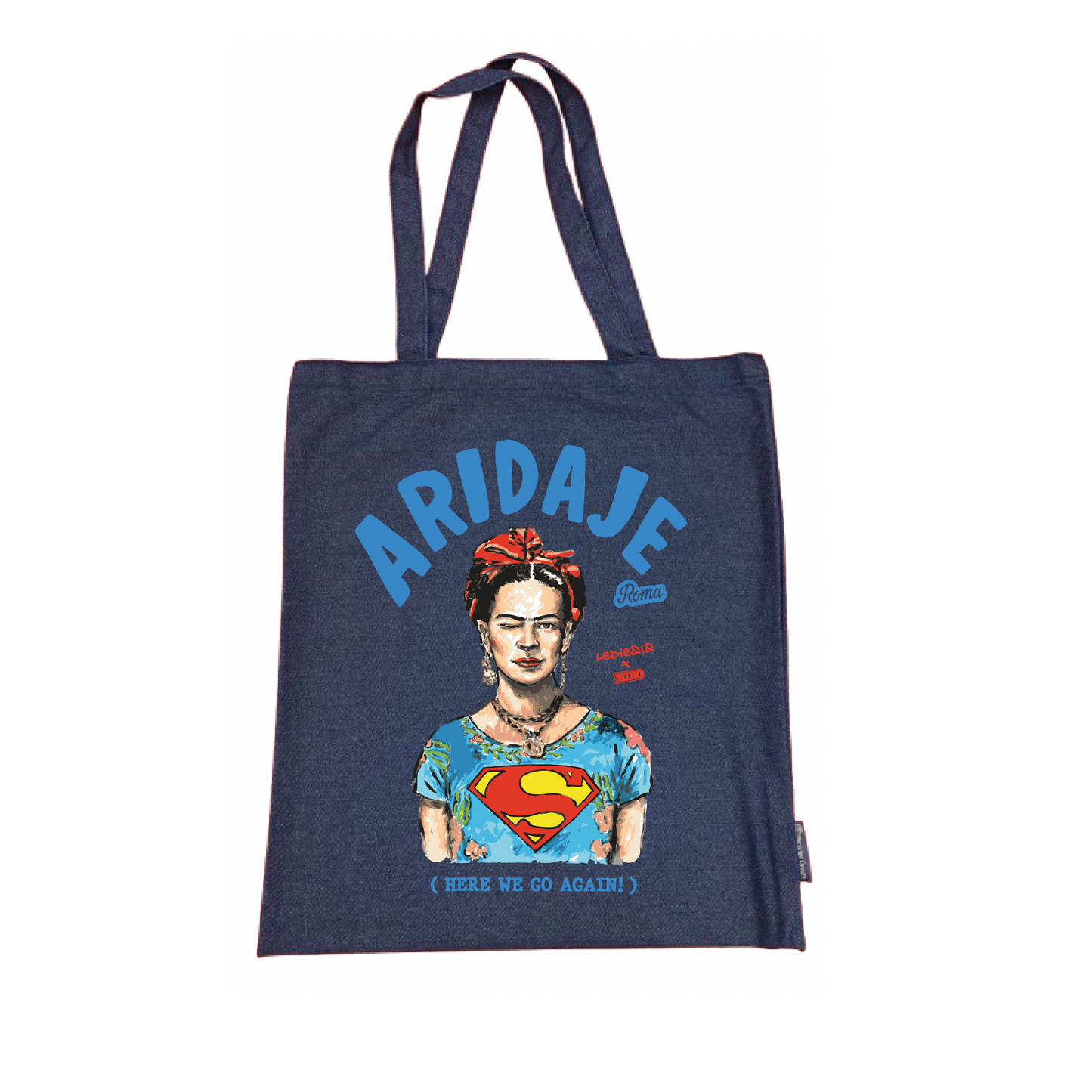 Lediesis Aridaje borsa in denim riciclato