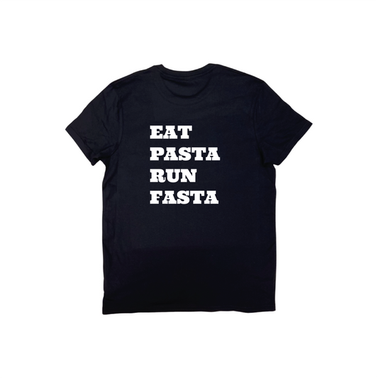 EAT PASTA RUN FASTA T-SHIRT