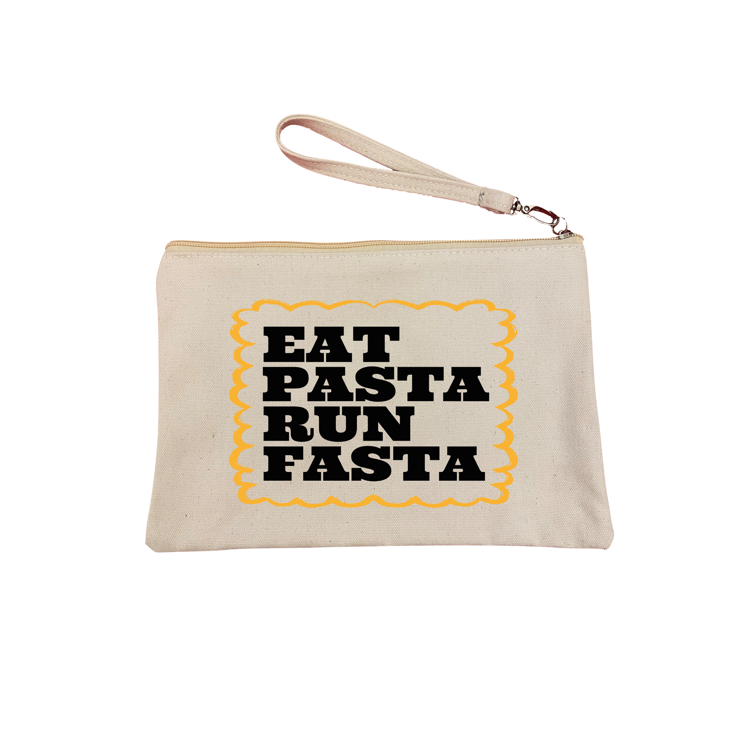 Eat pasta run fasta pochette