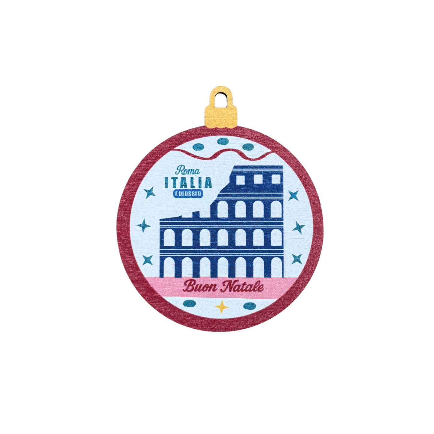 Roma francobollo palla di Natale