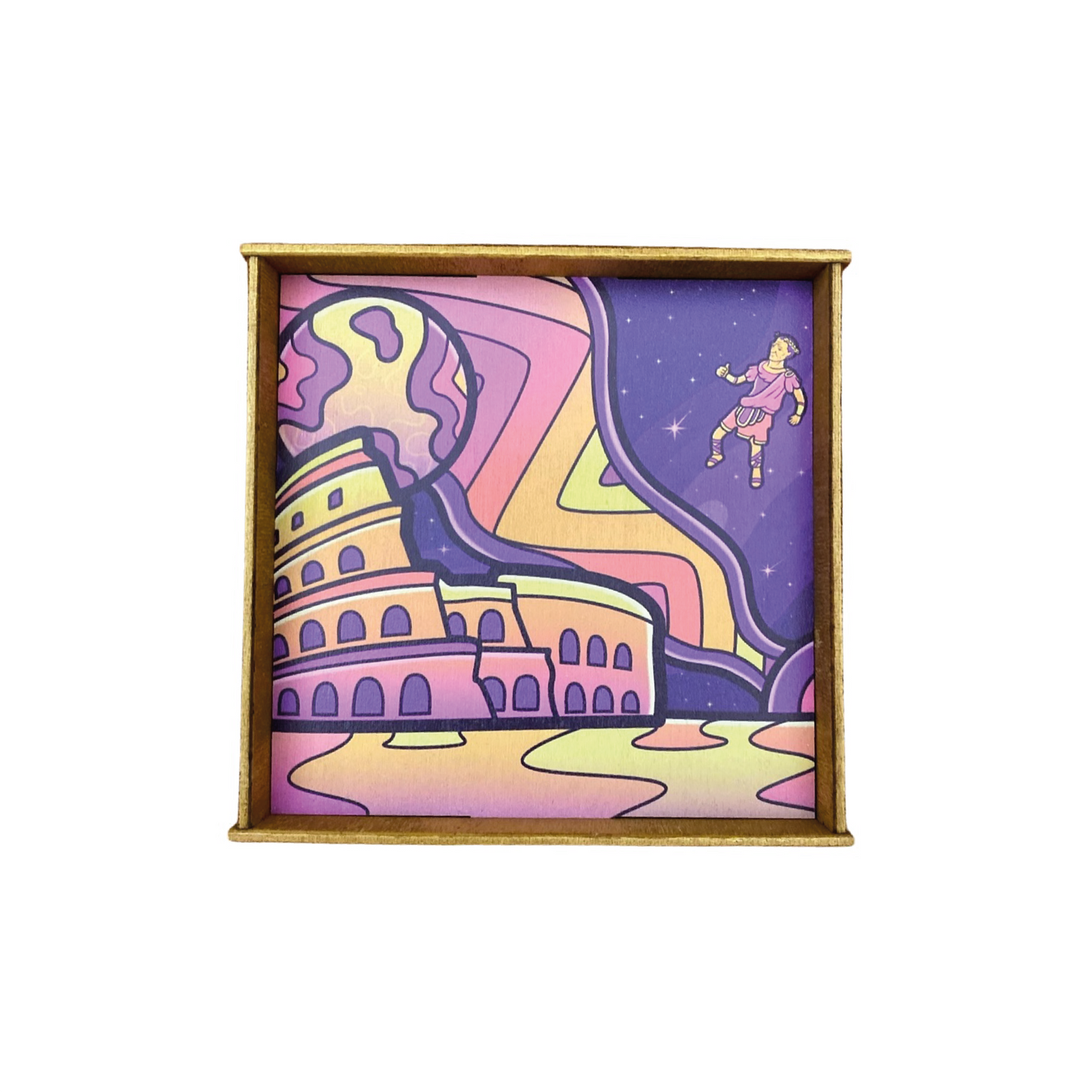 ROMA PSYCHEDELIC QUADRETTO