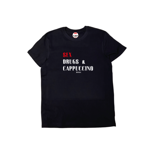 SEX DRUGS & CAPPUCCINO T-SHIRT