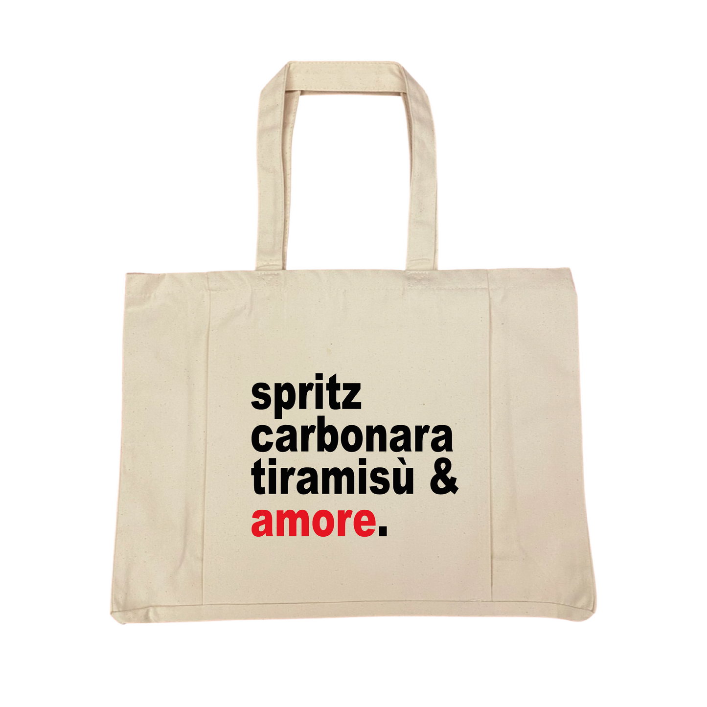 SPRITZ CARBONARA E TIRAMISÙ  & AMORE YOGA BAG