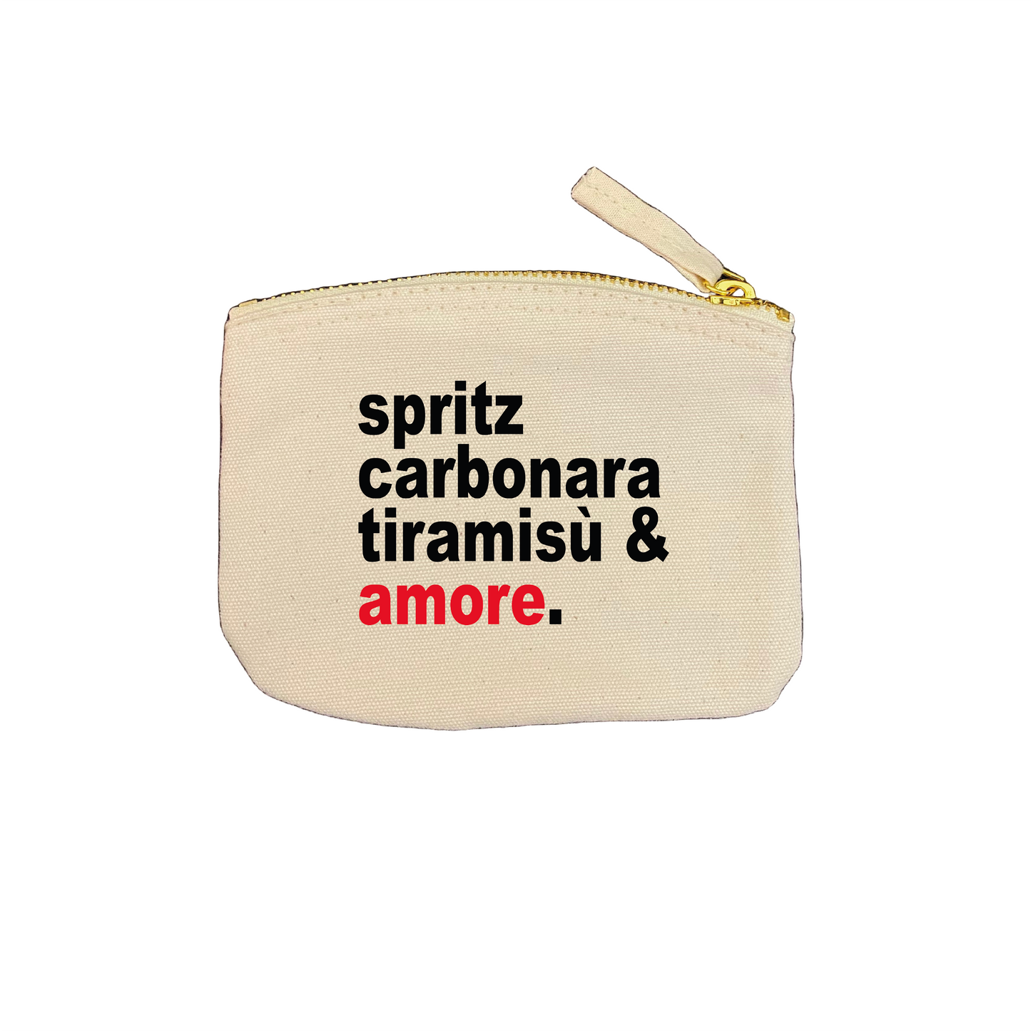 SPRITZ CARBONARA TIRAMISU' E AMORE MINI POCHETTE