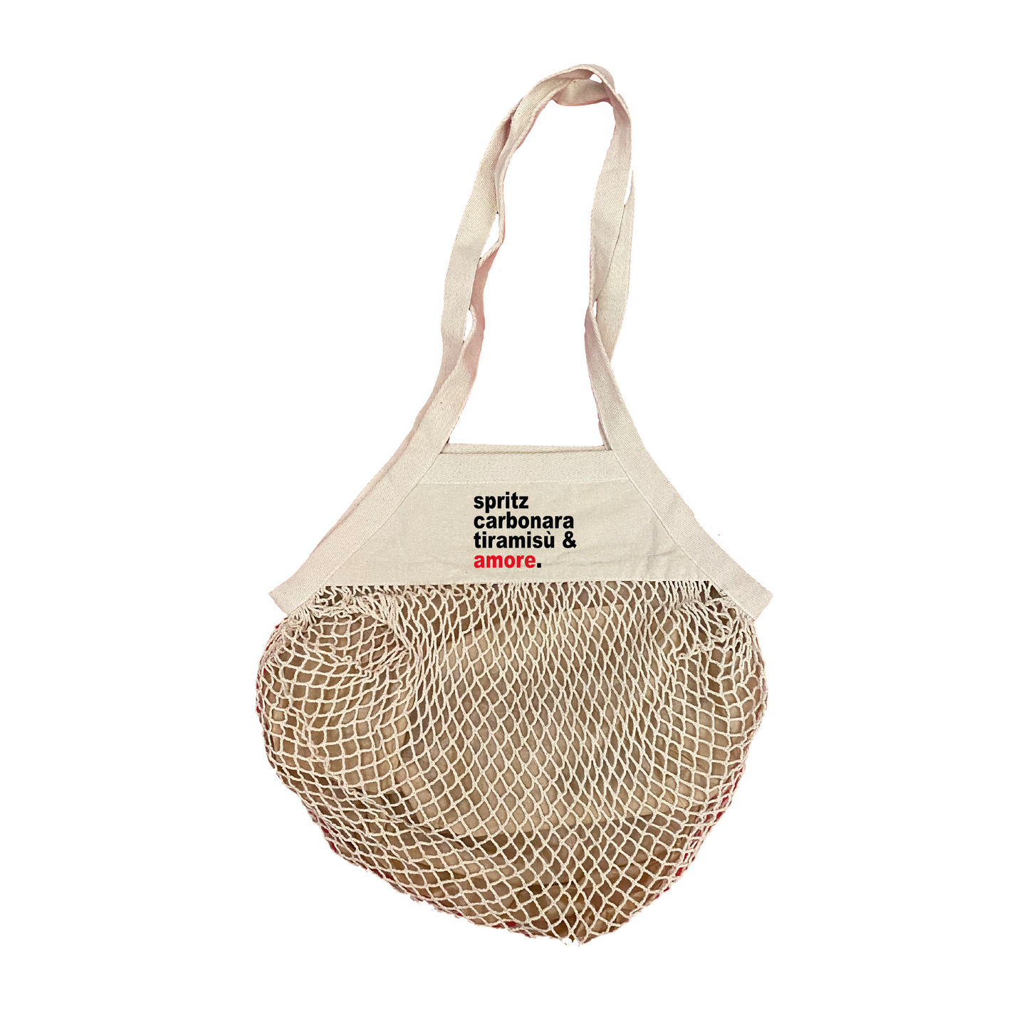 SPRITZ CARBONARA TIRAMISU' & AMORE GROCERY BAG