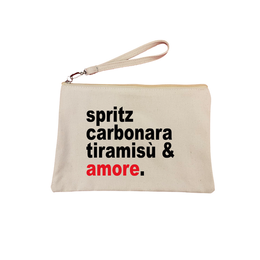 SPRITZ CARBONARA TIRAMISÙ  E AMORE POCHETTE