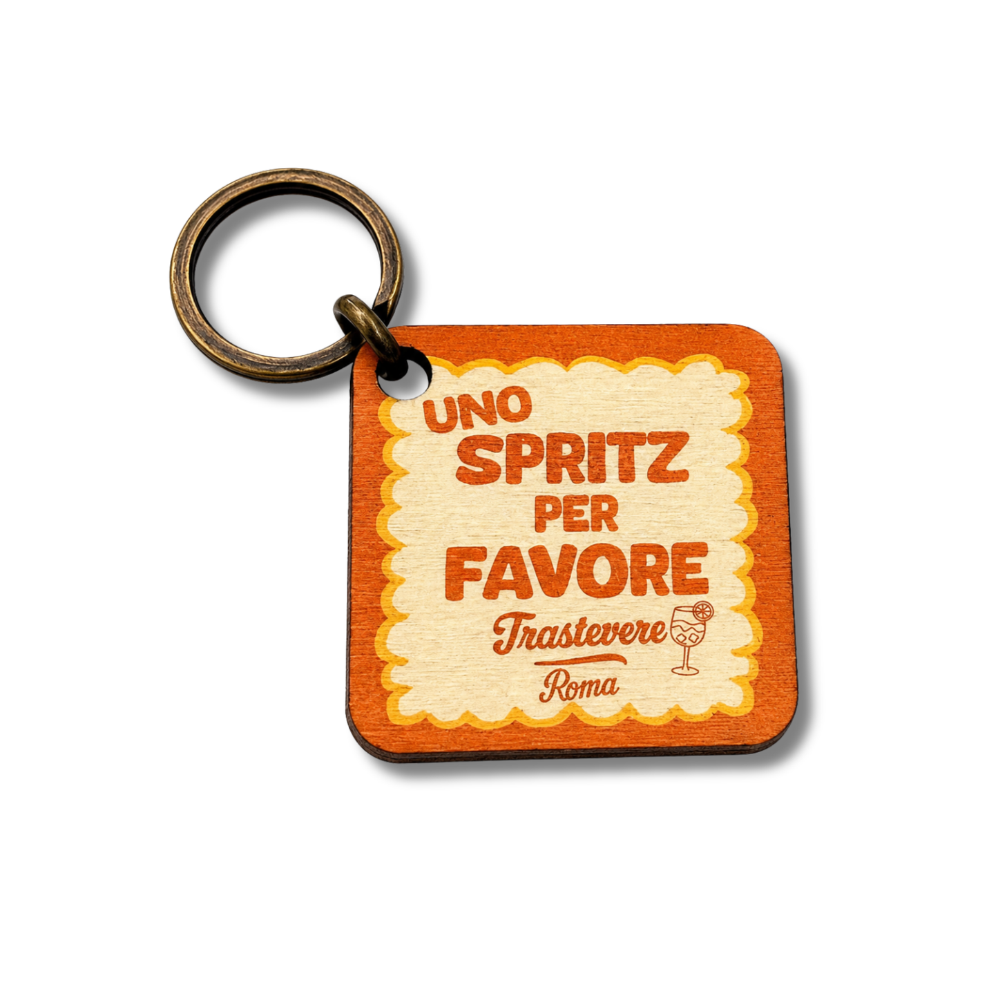 Uno spritz per favore portachiavi