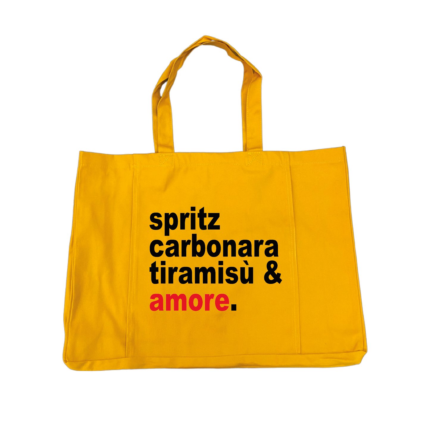 SPRITZ CARBONARA E TIRAMISÙ  & AMORE YOGA BAG