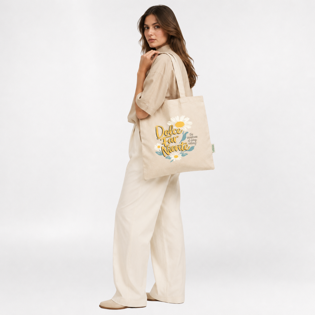 Dolce far niente tote bag