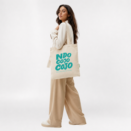 Ndo cojo cojo tote bag
