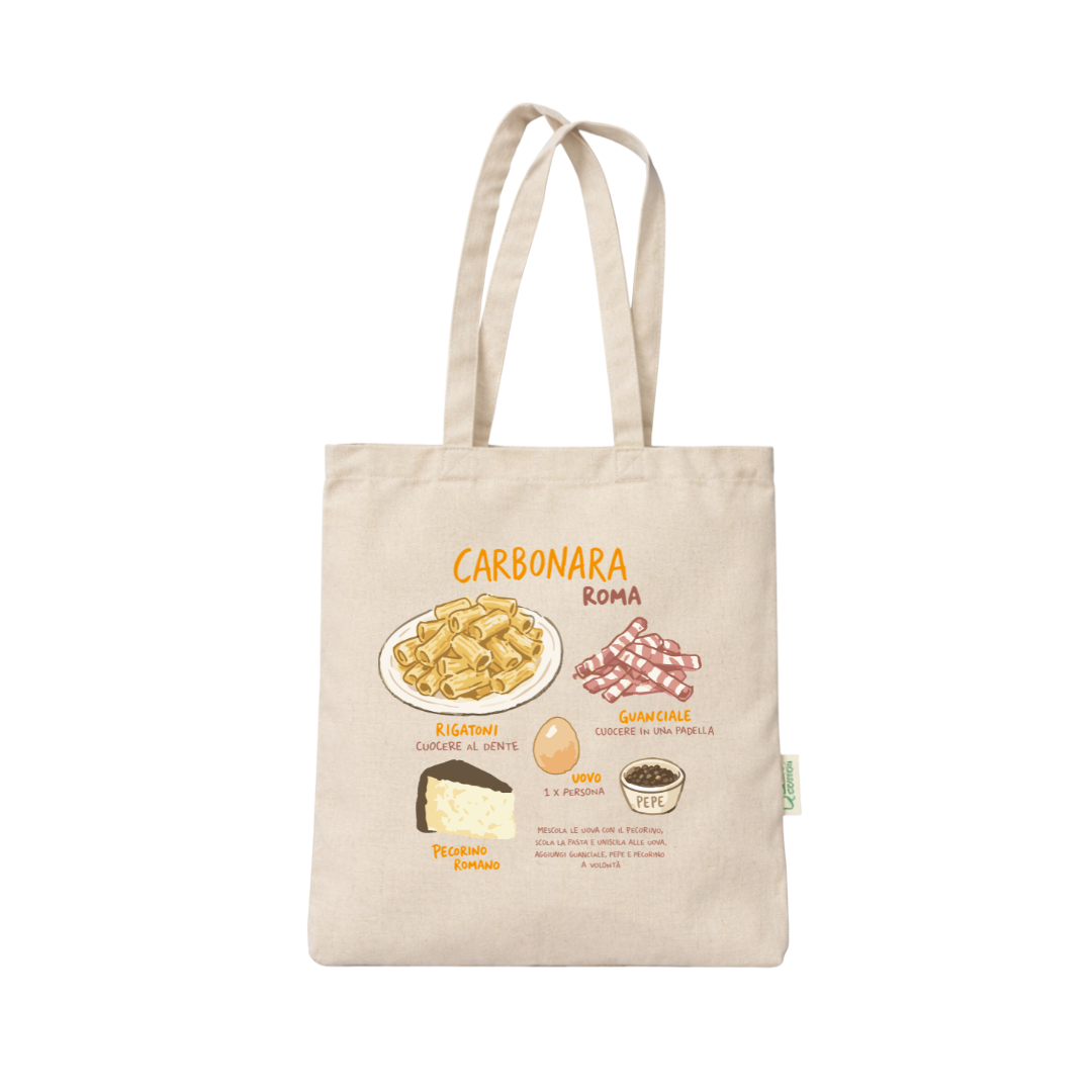 Carbonara tote bag