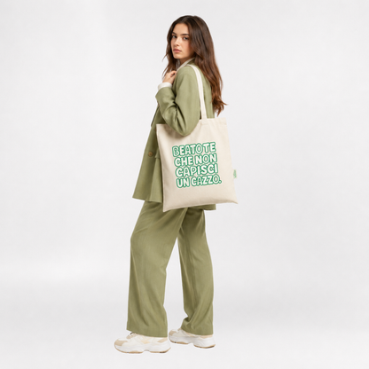 Beato te che non capisci un cazzo tote bag