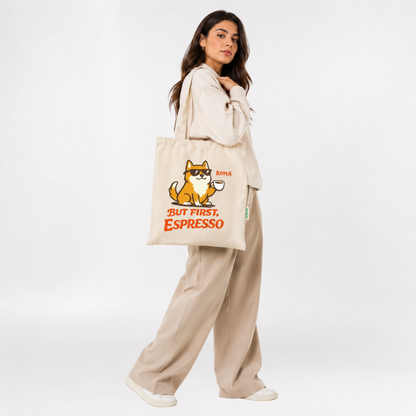 But first espresso tote bag
