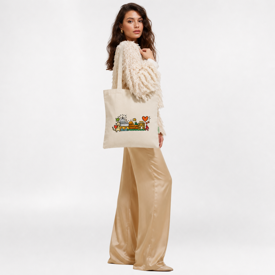 Roma pop tote bag