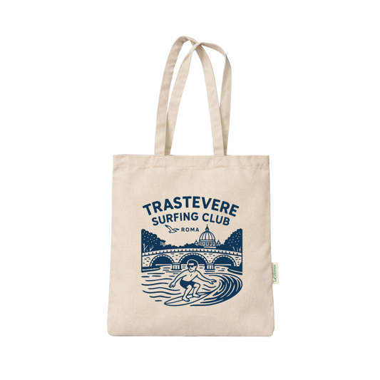 Trastevere surfing club tote bag