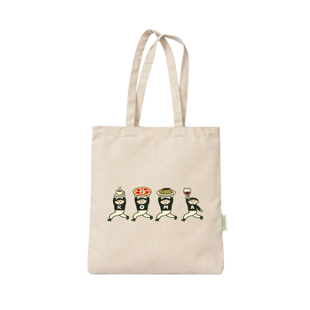 Roma food tote bag