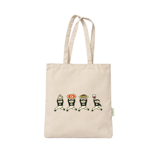 Roma food tote bag