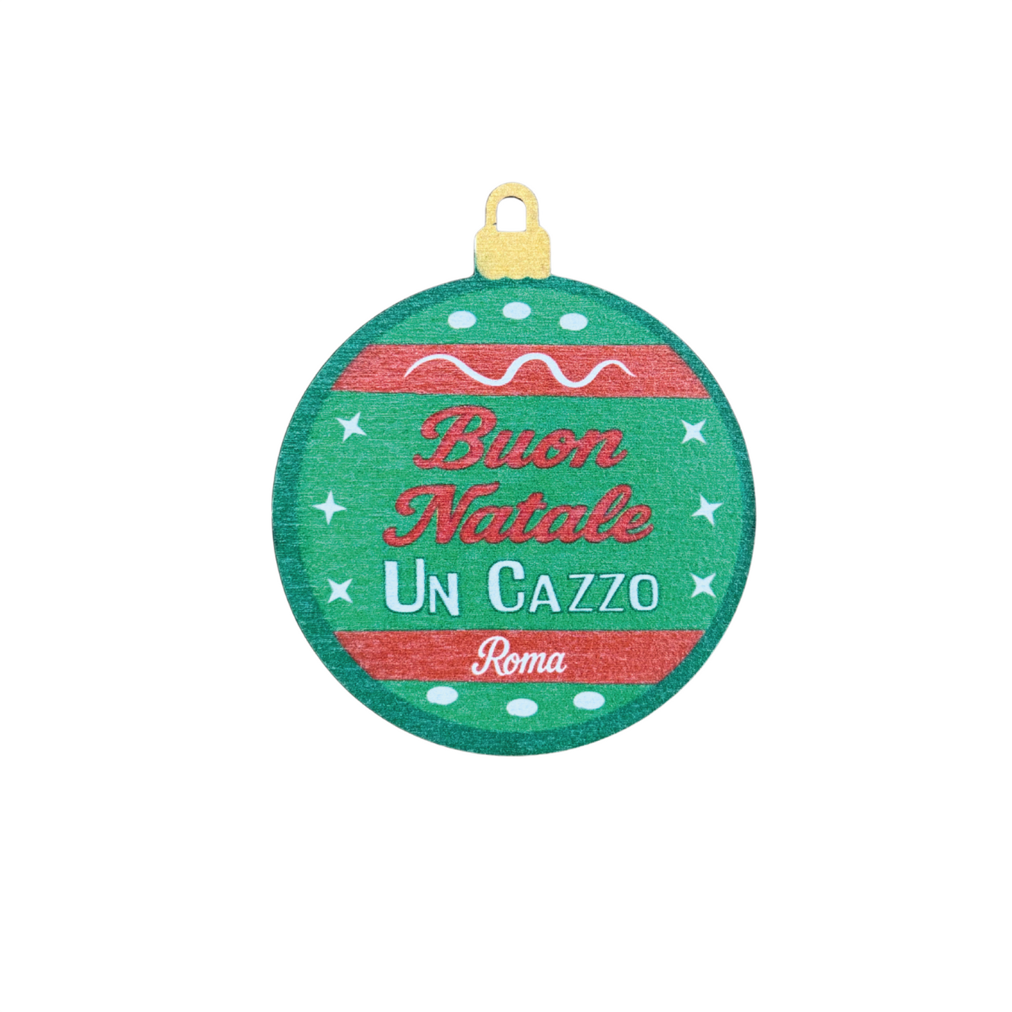 Buon Natale un cazzo palla di Natale