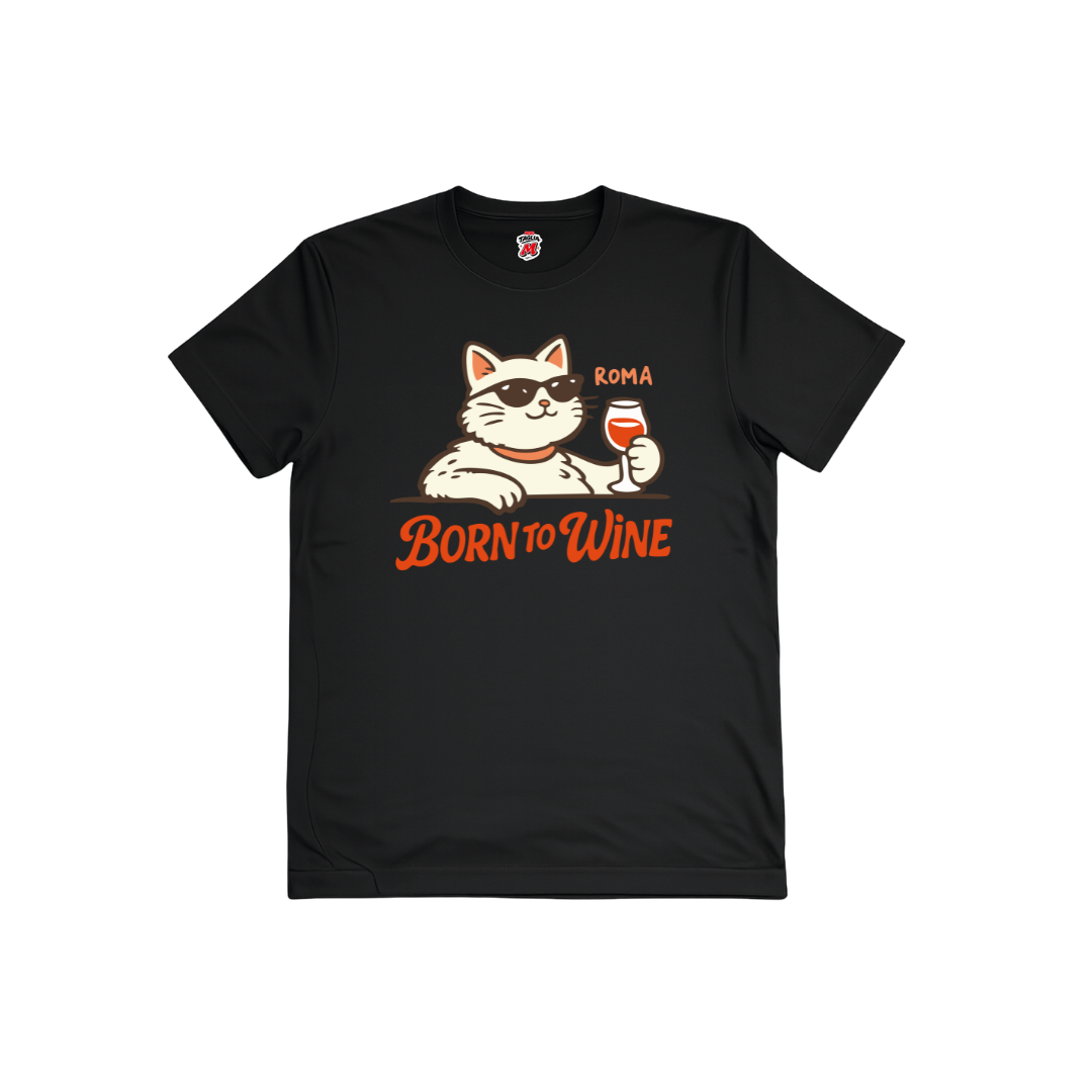 Born to wine t-shirt