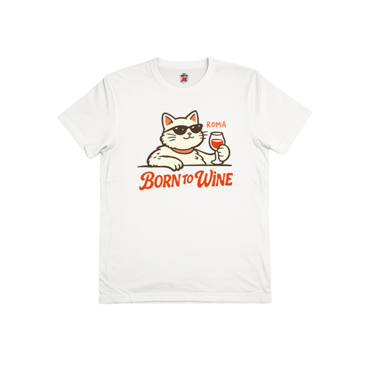 Born to wine t-shirt