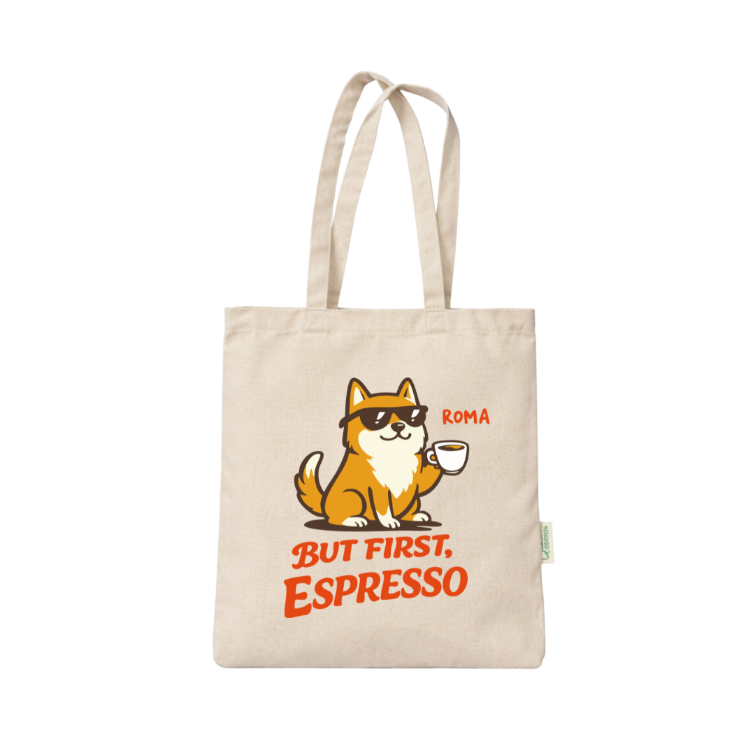 But first espresso tote bag