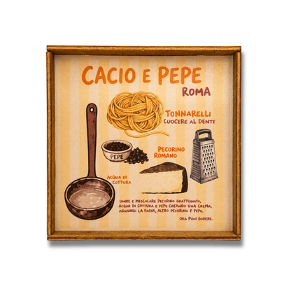 Cacio e pepe quadretto