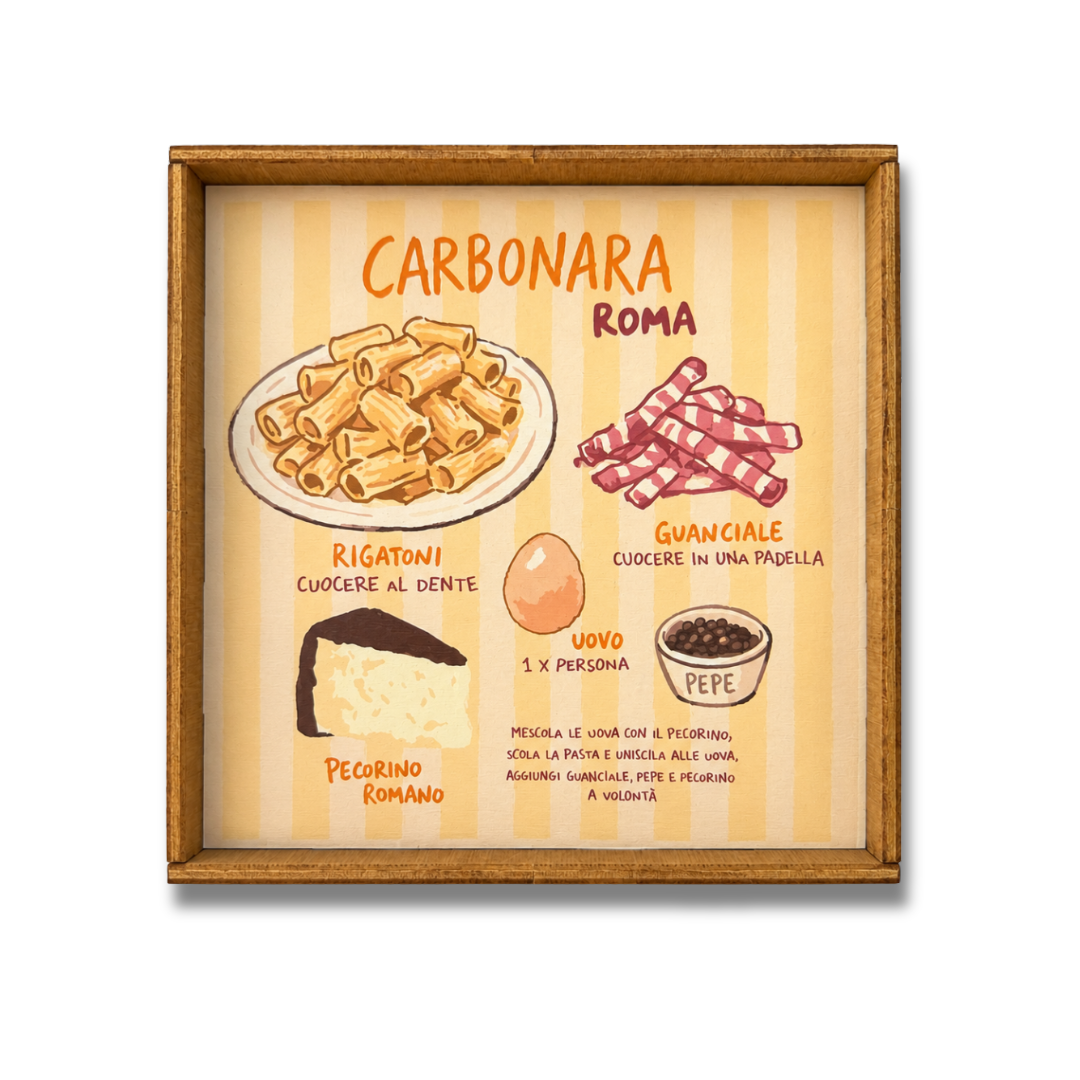 Carbonara quadretto
