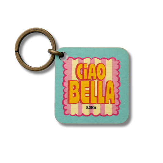 Ciao bella portachiavi
