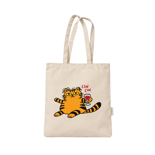 Cin cin tote bag