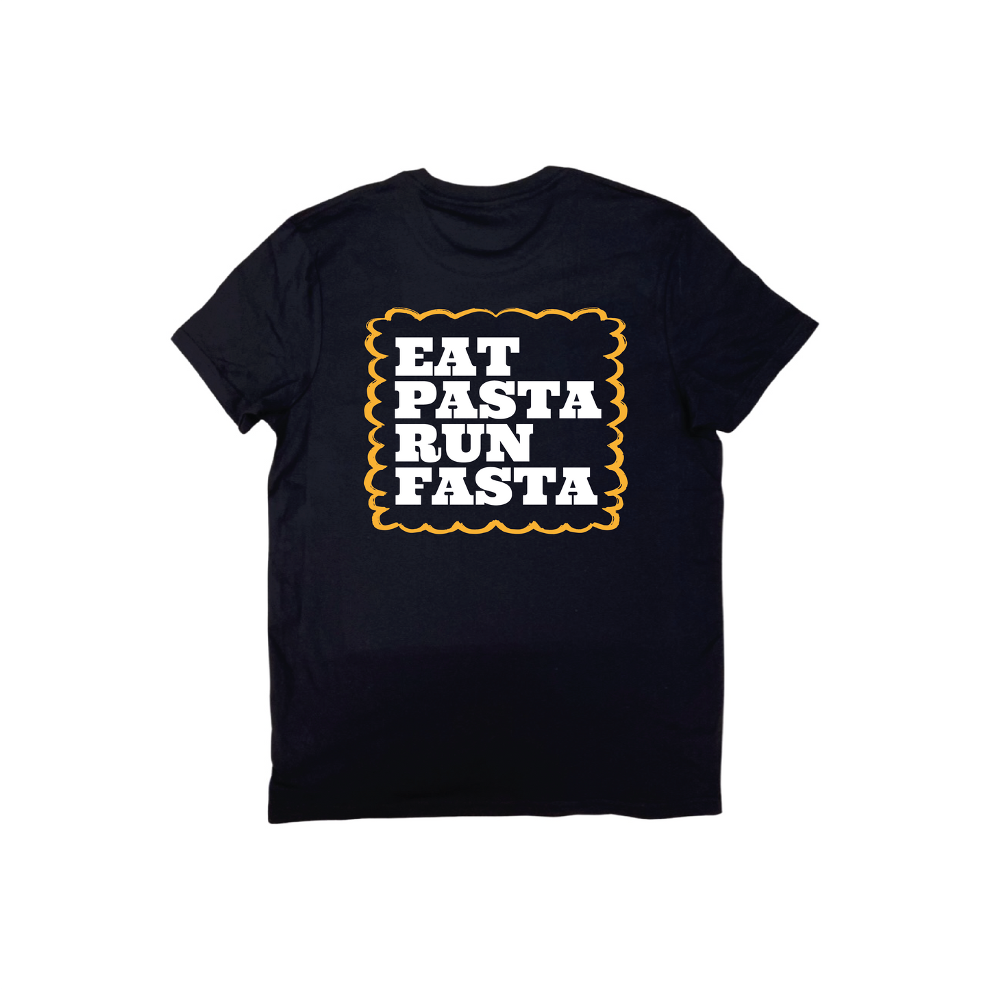 Eat pasta run fasta t-shirt
