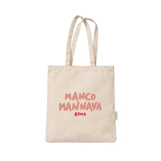Manco m'annava tote bag