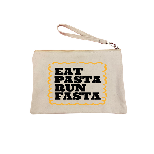 Eat pasta run fasta pochette