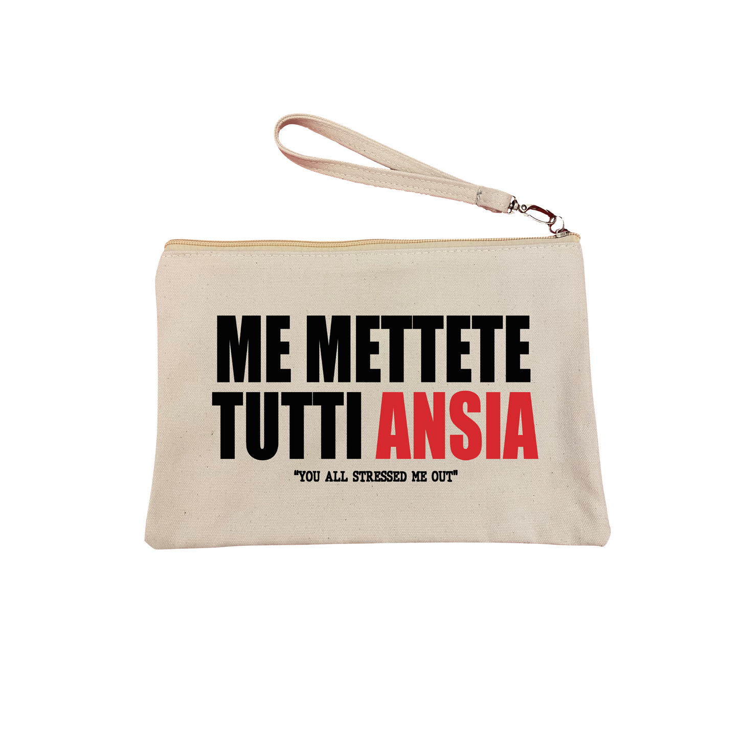 Me mettete tutti ansia pochette