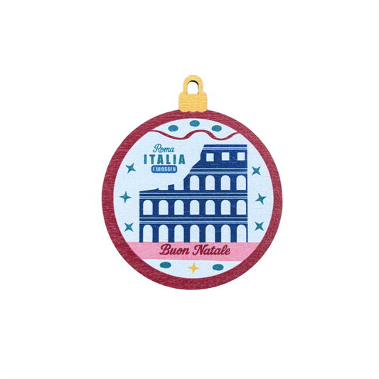Roma francobollo palla di Natale