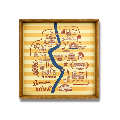 Roma mappa quadretto