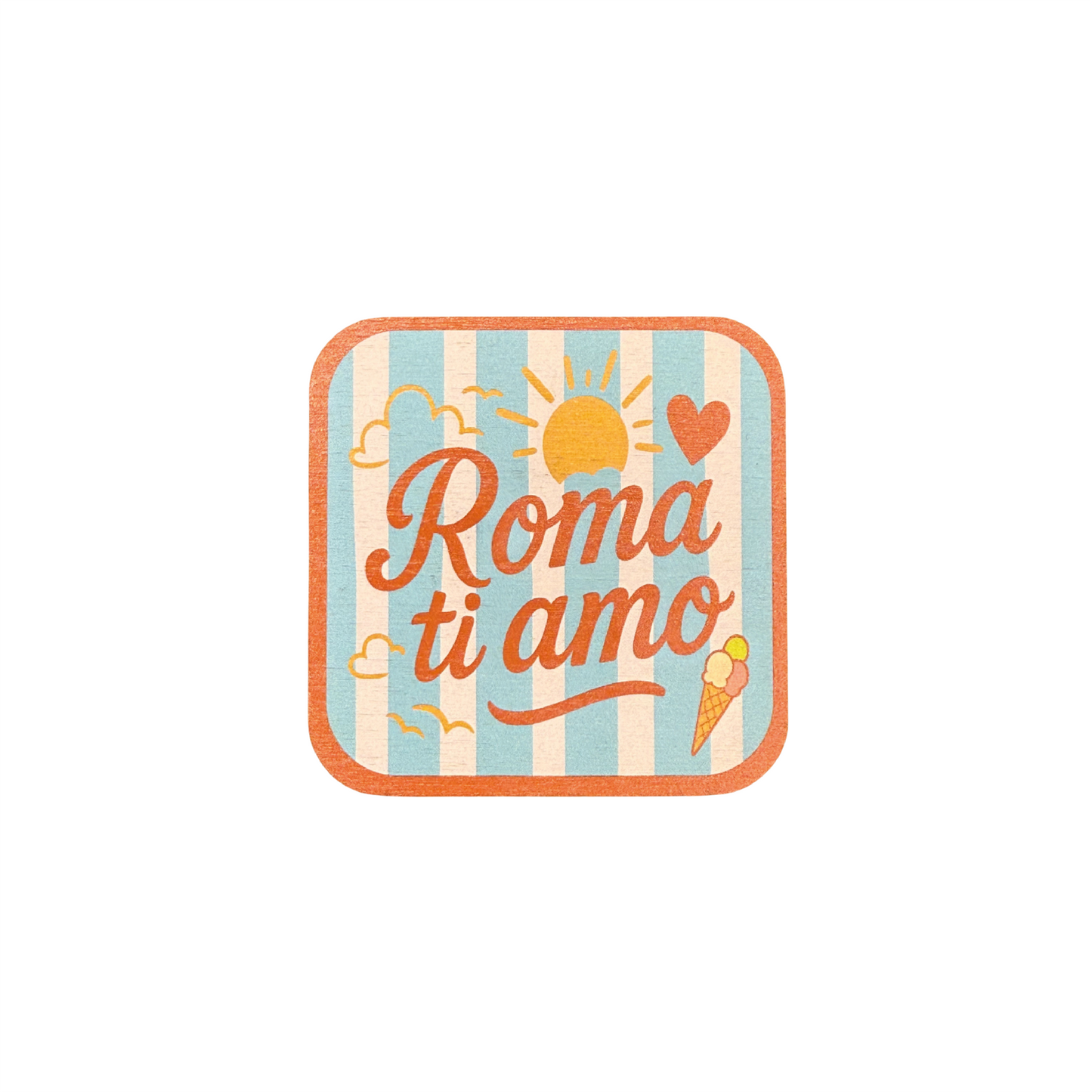 ROMA TI AMO SOTTOBICCHIERE