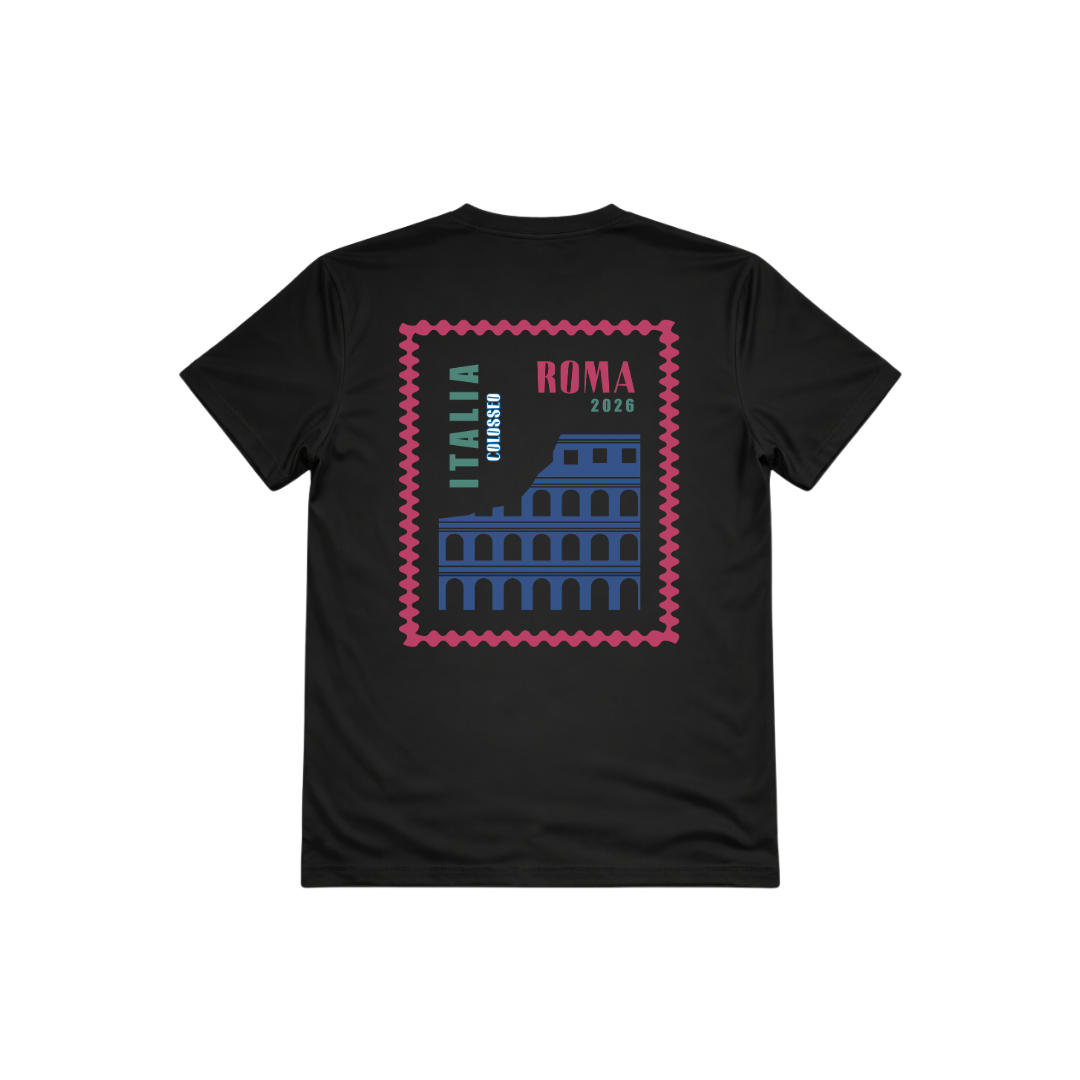 Roma francobollo t-shirt