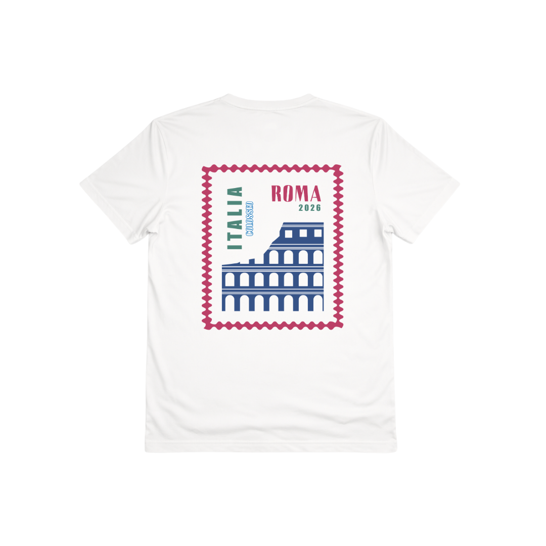 Roma francobollo t-shirt