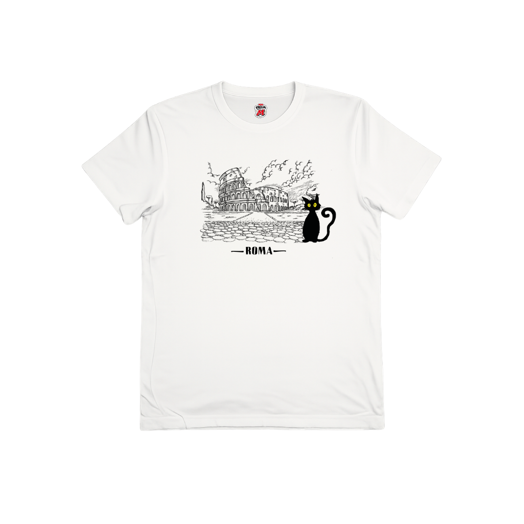 Roma gatto t-shirt