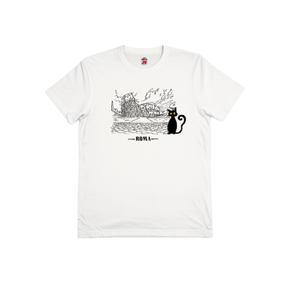 Roma gatto t-shirt