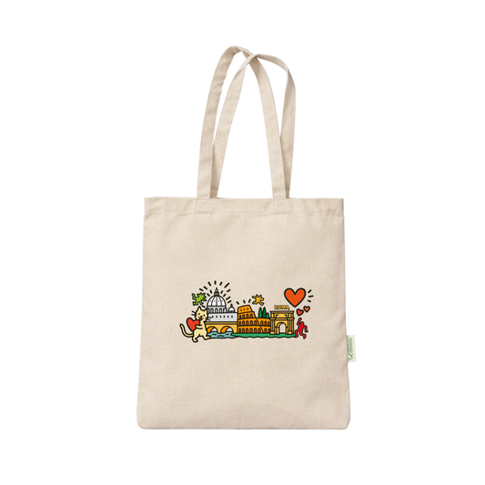Roma pop tote bag