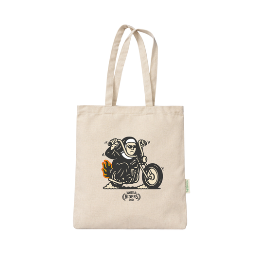 Roma riders tote bag