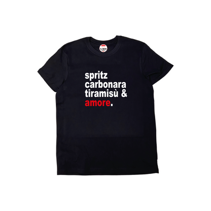 SPRITZ CARBONARA TIRAMISÙ  & AMORE T-SHIRT