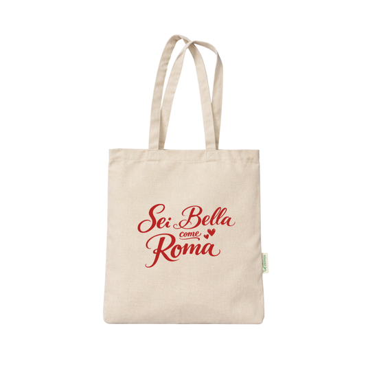 Sei bella come Roma tote bag