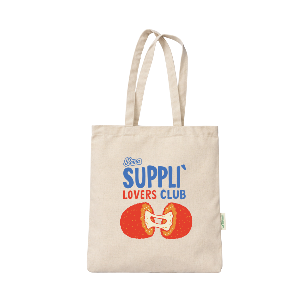 Supplì lovers club tote bag