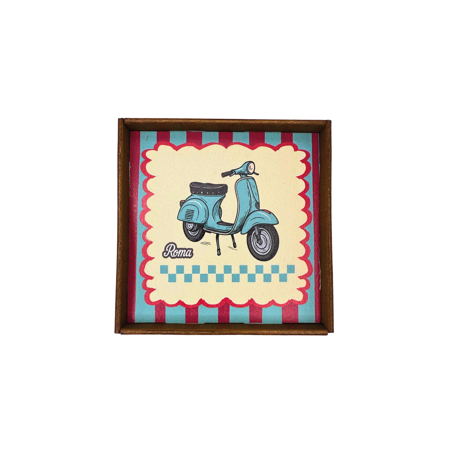 Vespa Roma quadretto